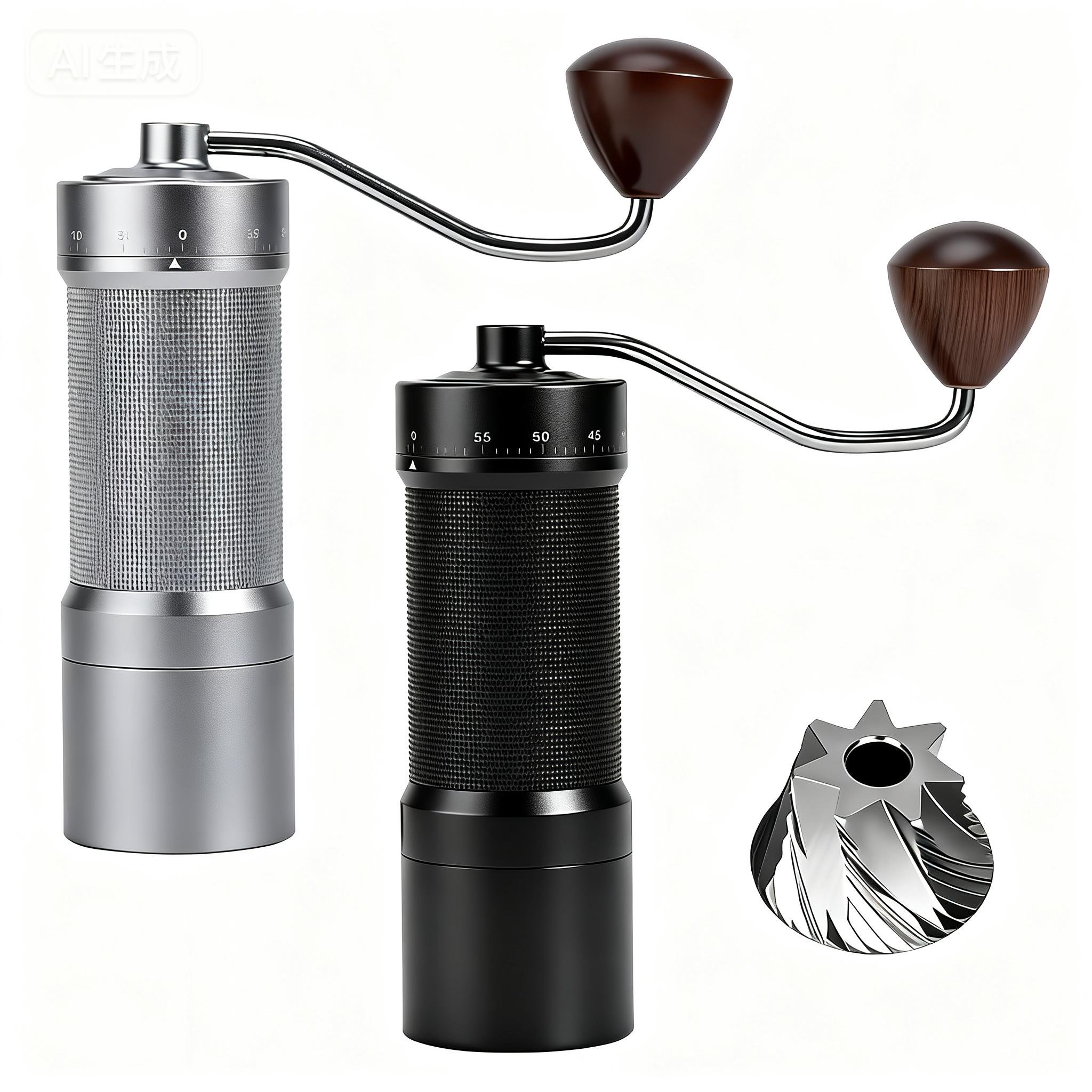 Burr Hand Grinder - Moulin à café manuel magnétique avec