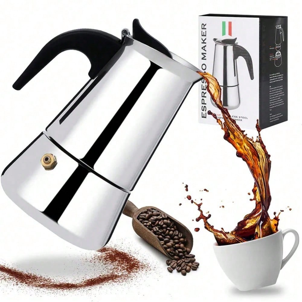 Coffee Tea Chocolate - Machine à café expresso en acier