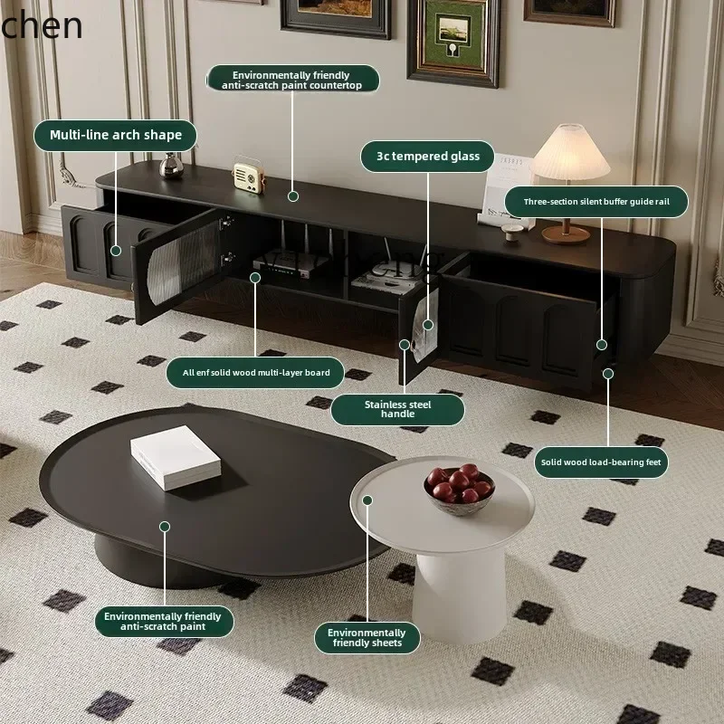 Coffee & Tea Phúc Long - Meuble TV rétro i5.15 et table