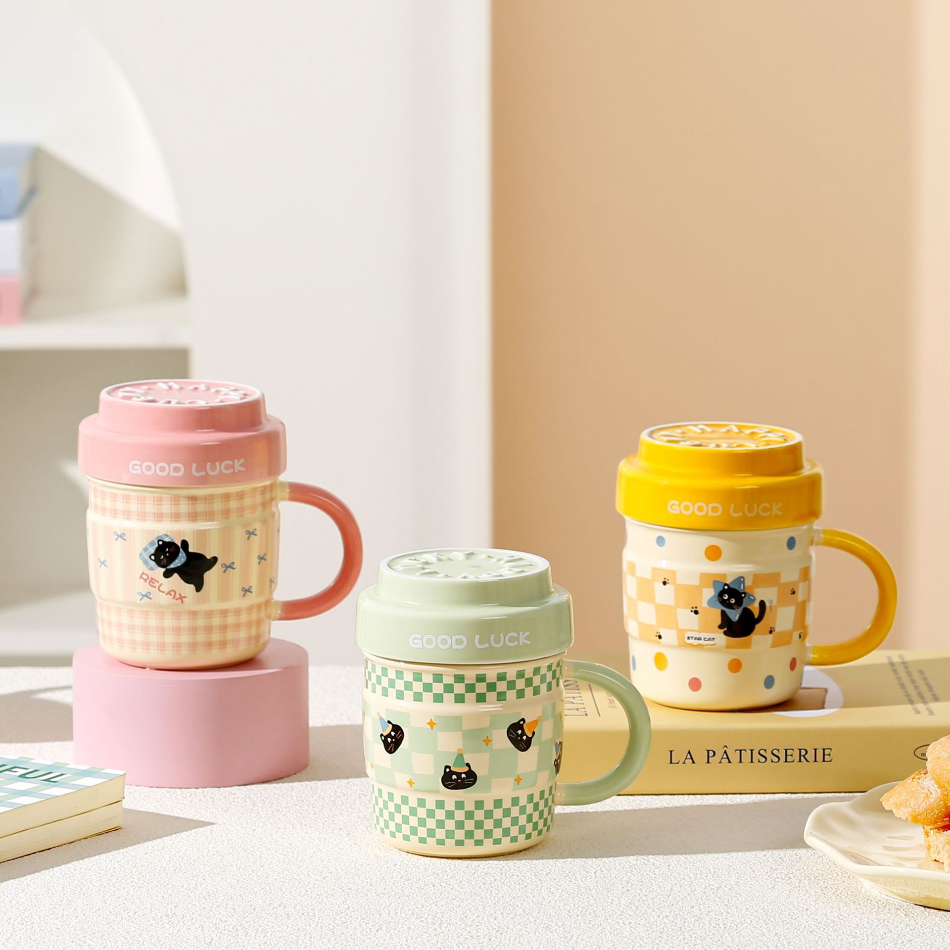 Tasse en céramique chat de des - Coffee Tea Friends avis et prix