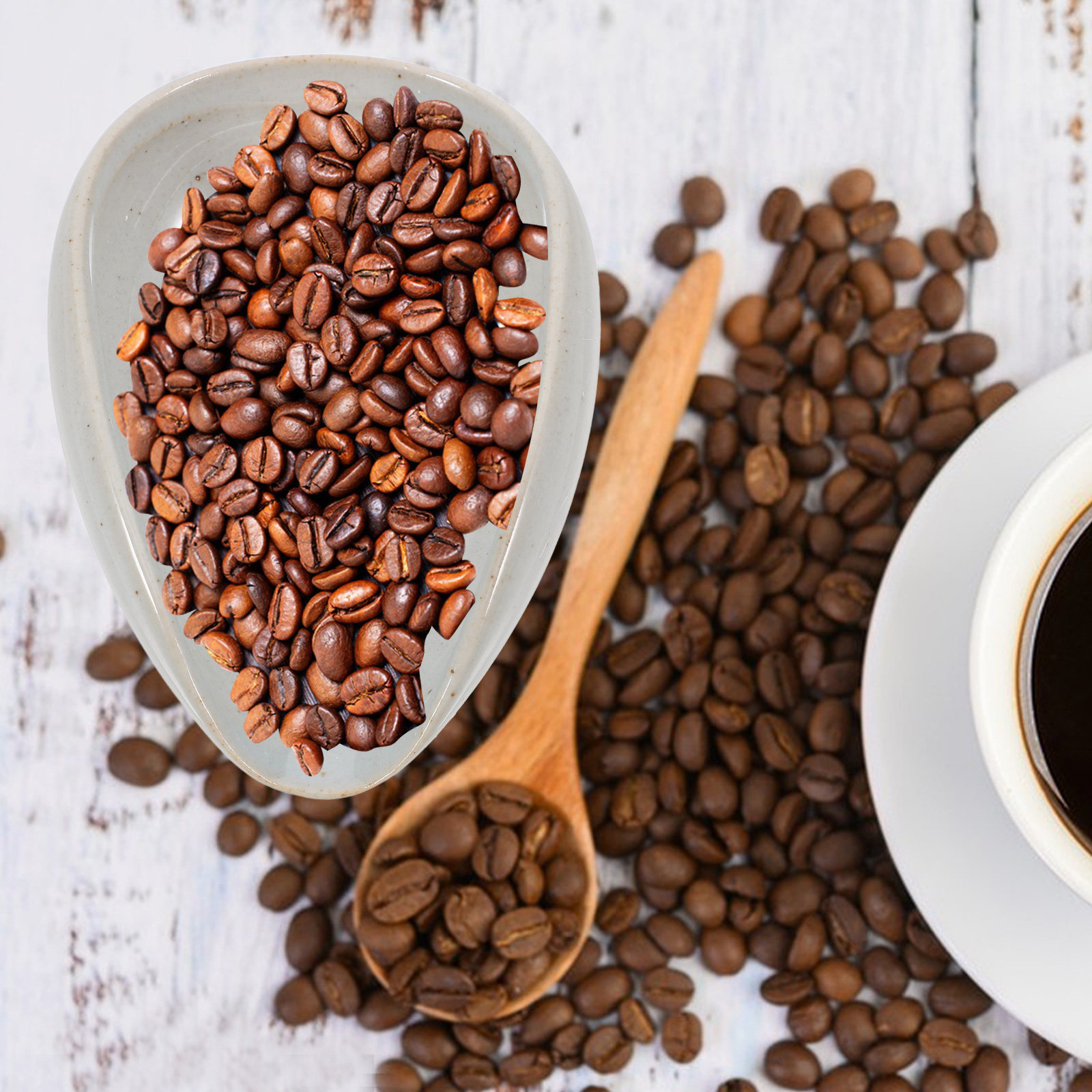 Plateau de dosage en céramique - Coffee Tea And Bean Leaf avis et prix