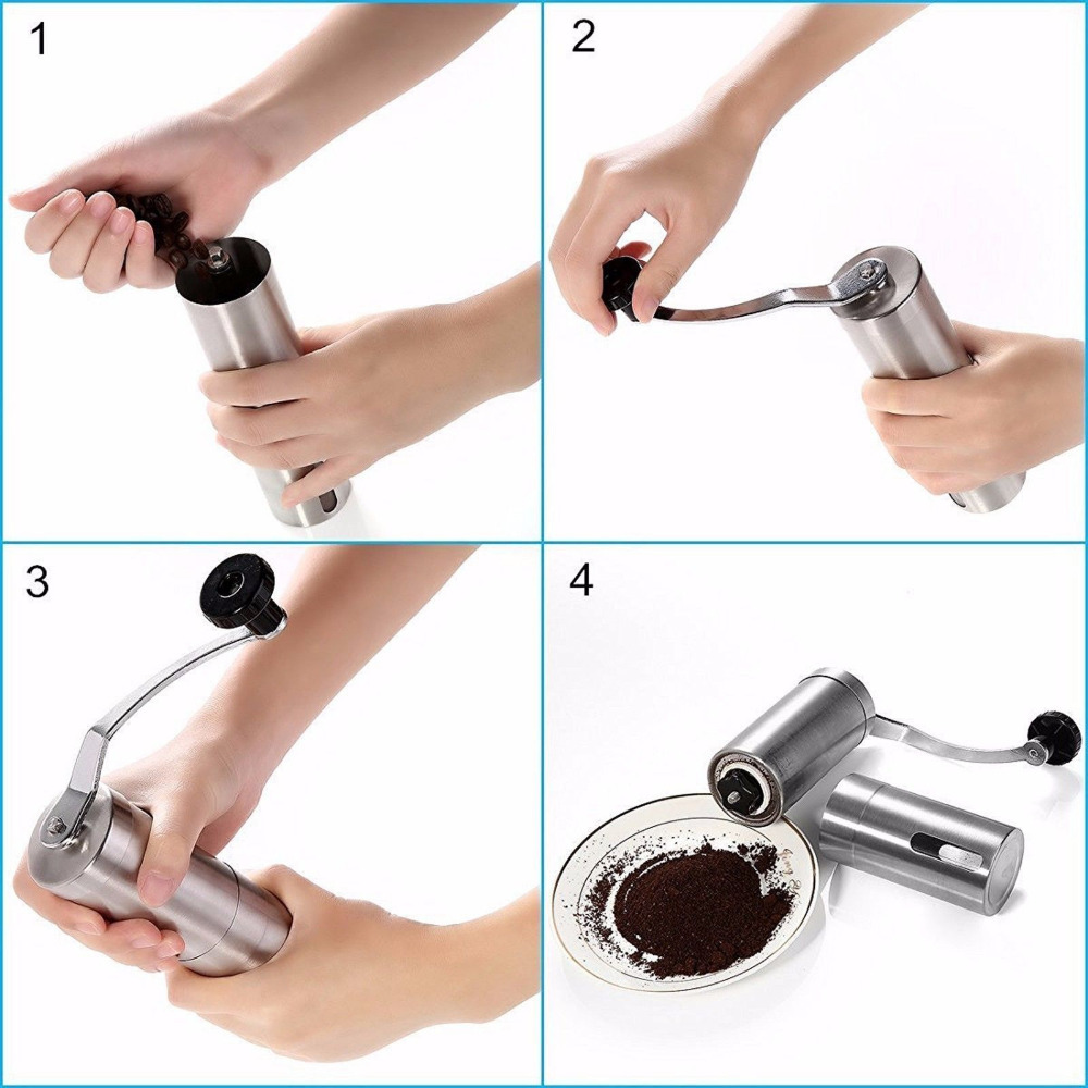 Mini moulin à café manuel en a - Burr Hand Grinder avis et prix
