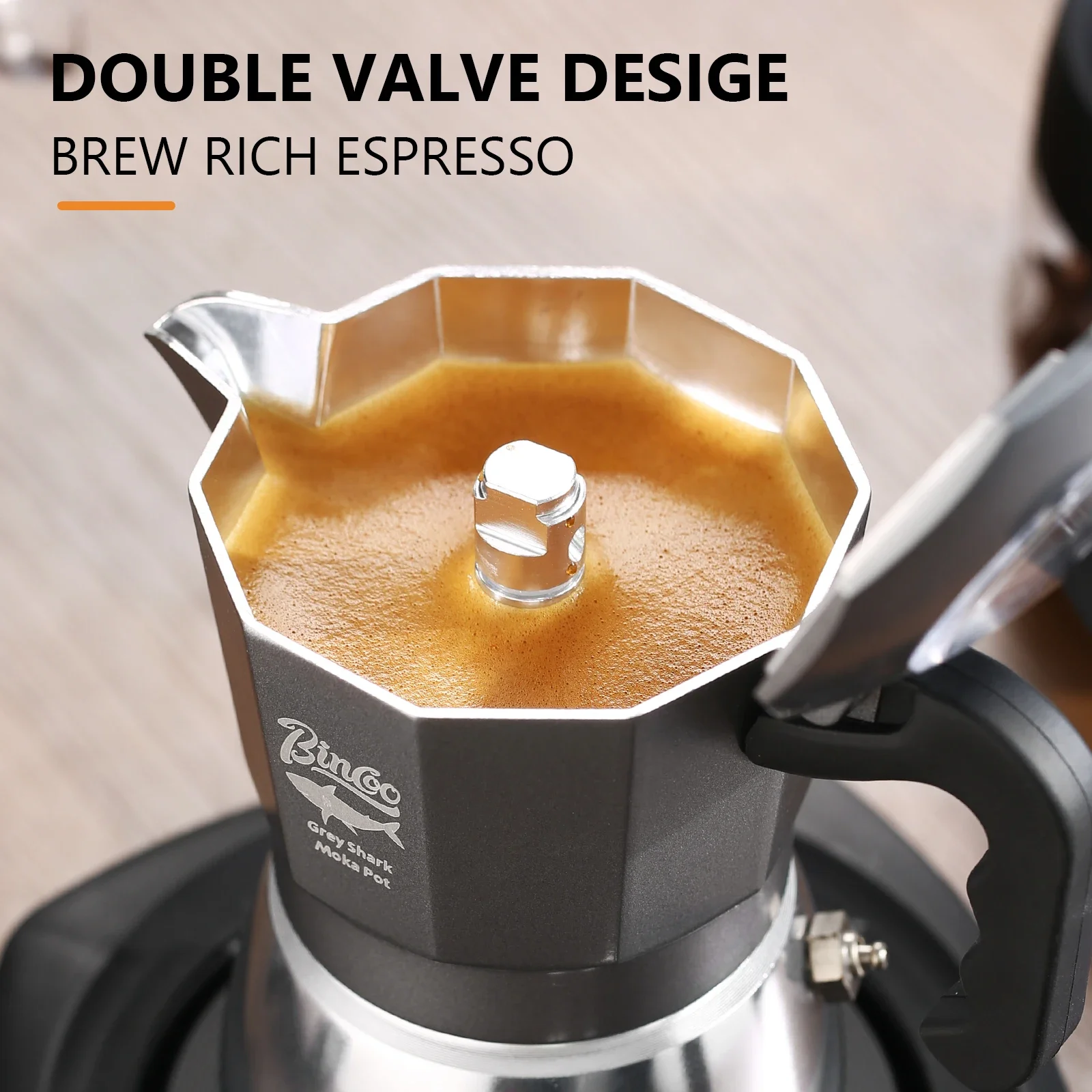 Cafetière Moka Bincoo à double - Coffee Tea Chocolate avis et prix