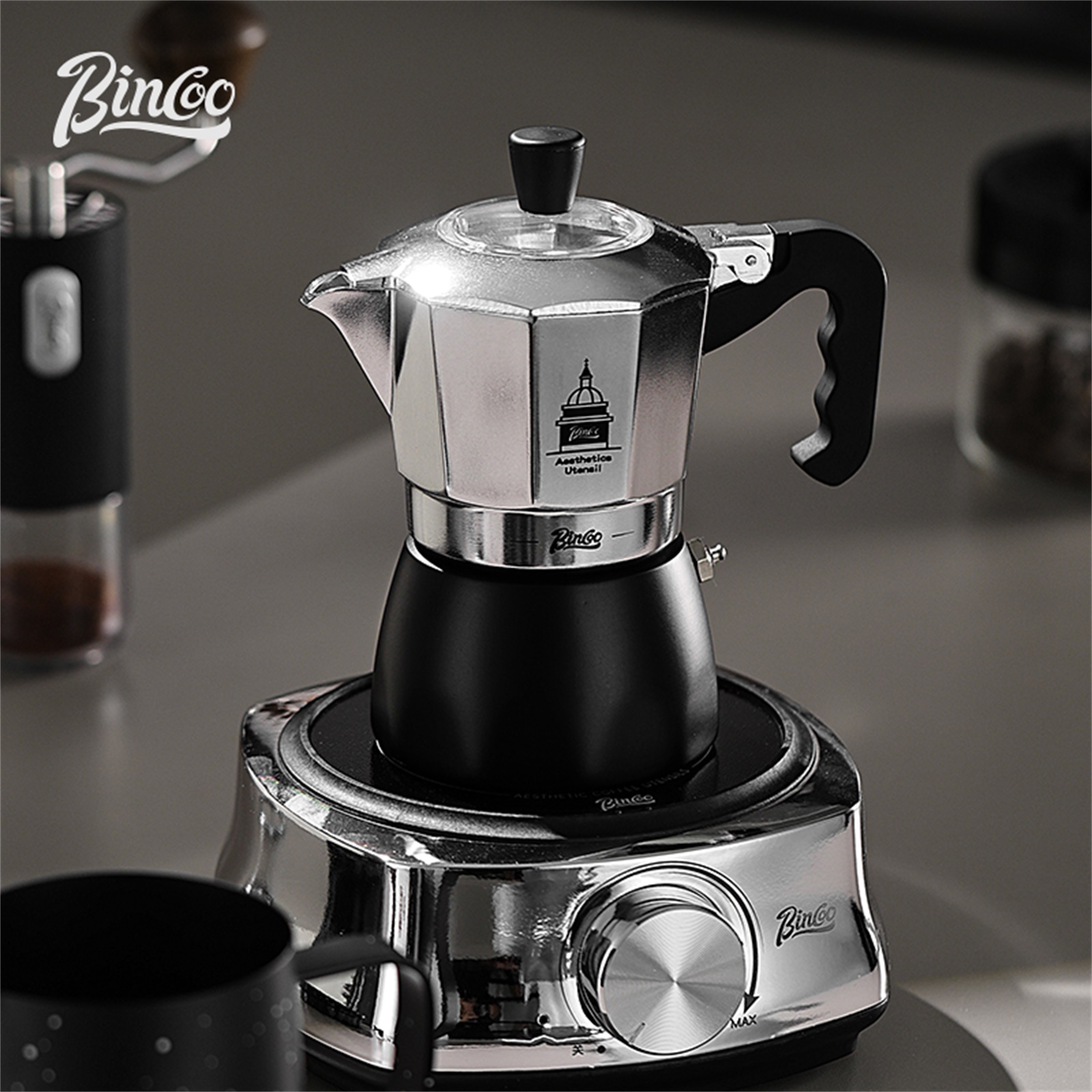 BINCOO Pot Moka à Double Valve - Coffee Tea Chocolate avis et prix