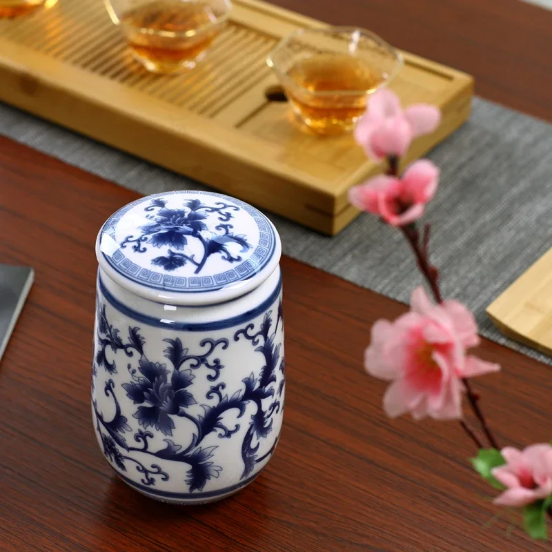 Caddie à thé en porcelaine ble - Coffee Tea In Chinese avis et prix
