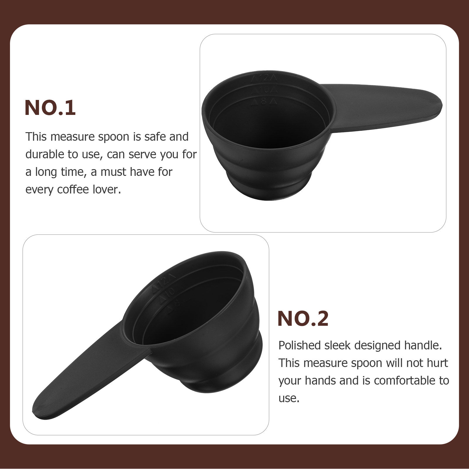 Lot de 5 cuillères doseuses à  - Coffee Tea Spices avis et prix