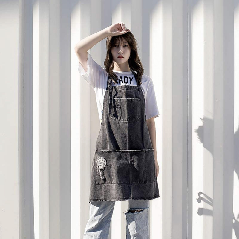Tabliers japonais en denim de  - Coffee Tea For Garden avis et prix