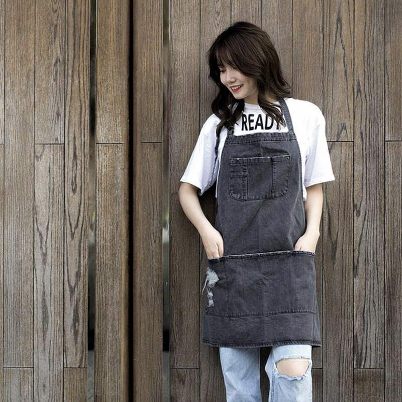 Tabliers japonais en denim de  - Coffee Tea For Garden avis et prix