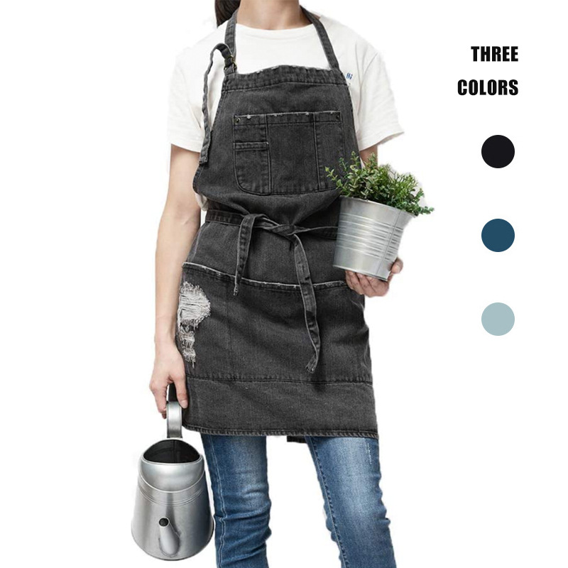 Tabliers japonais en denim de  - Coffee Tea For Garden avis et prix