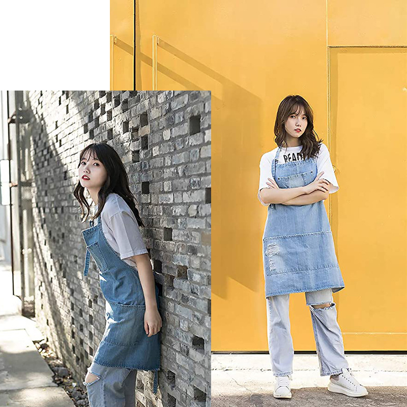Tabliers japonais en denim de  - Coffee Tea For Garden avis et prix