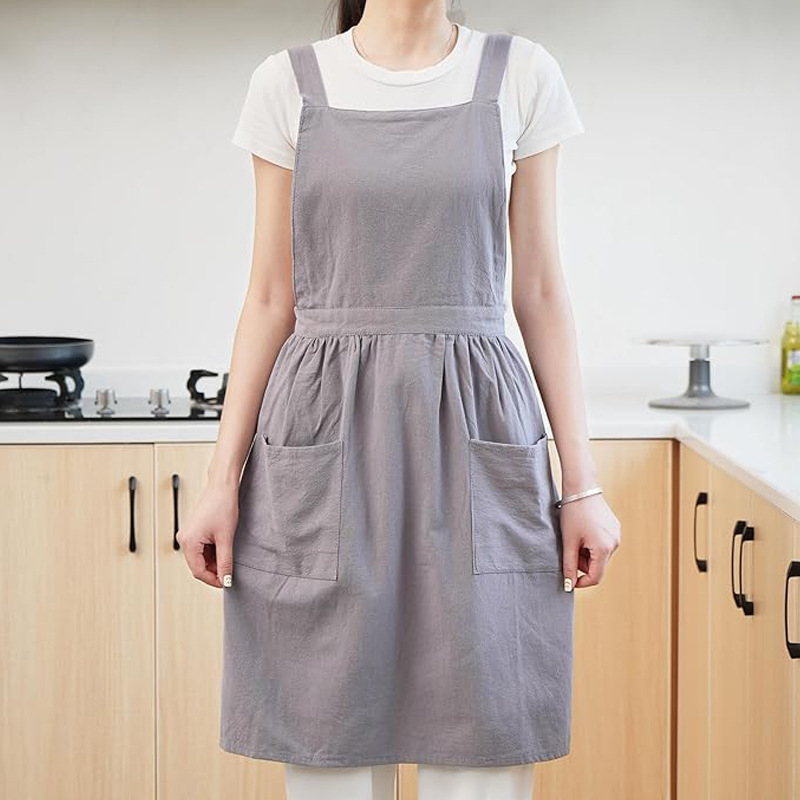 Tablier en toile de coton adap - Coffee Tea For Garden avis et prix