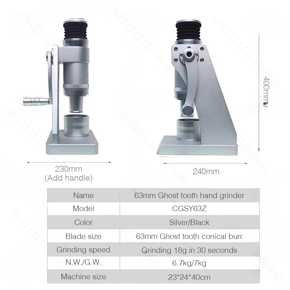 Moulin à café manuel 63 mm, br - Burr Hand Grinder avis et prix