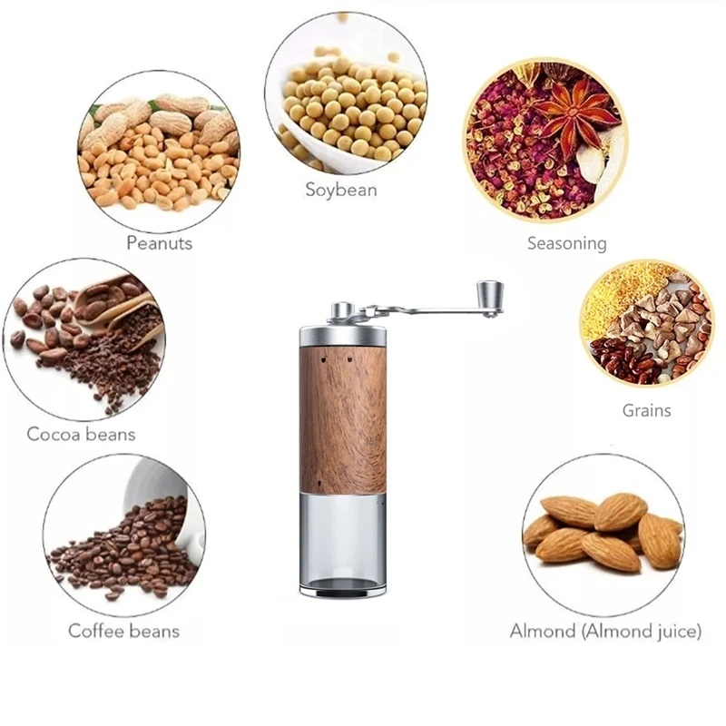 Moulin à café manuel portable  - Burr Hand Grinder avis et prix