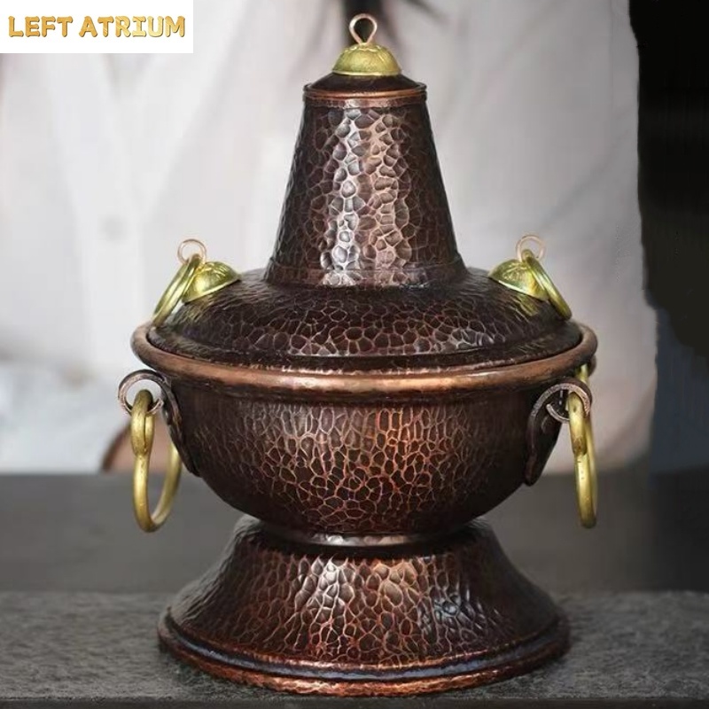 Vase multifonctionnel en cuivr - Coffee Tea And Bean Leaf avis et prix