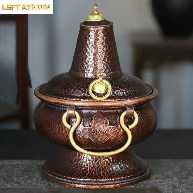 Vase multifonctionnel en cuivr - Coffee Tea And Bean Leaf avis et prix