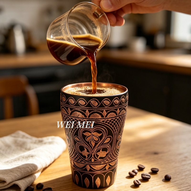 Tasse à café en cuivre artisan - Coffee Tea Friends avis et prix