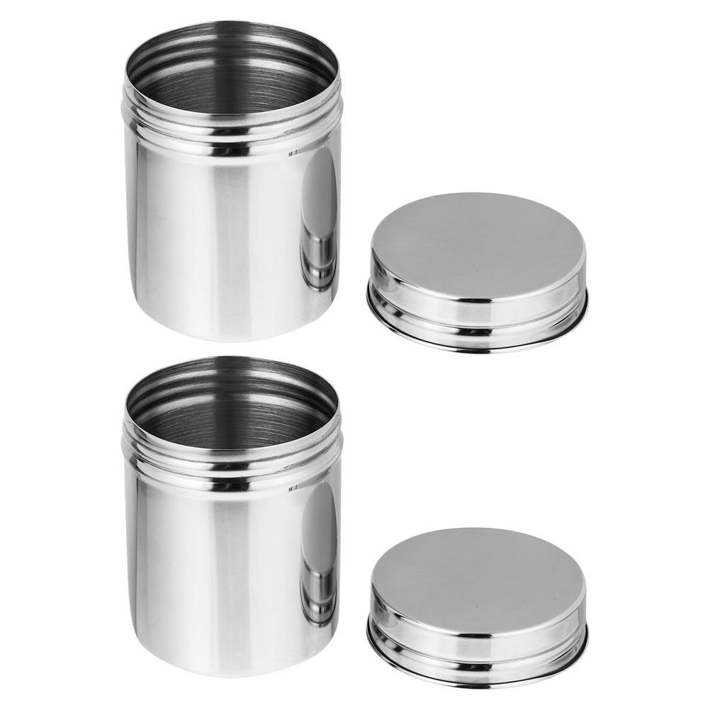 2 boîtes en acier inoxydable 3 - Coffee Tea Spices avis et prix