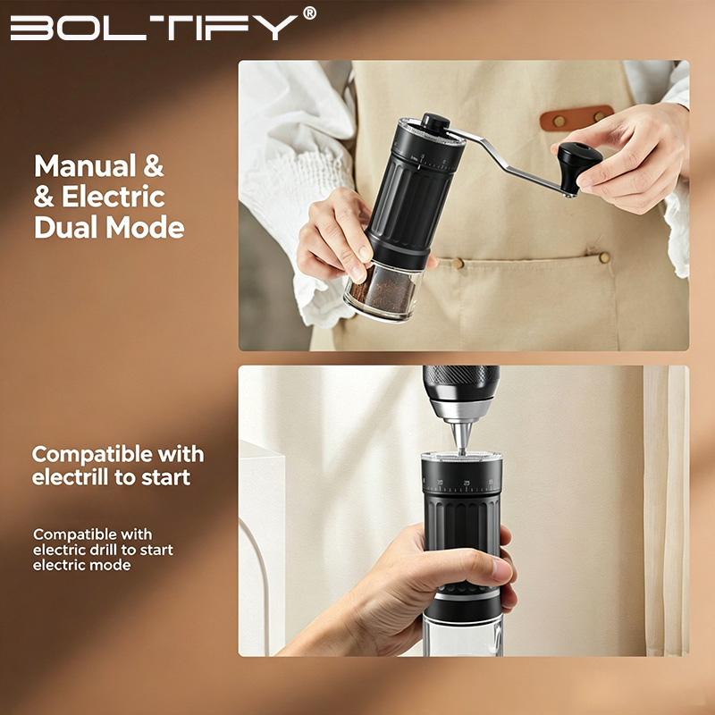 BOLTIFY – moulin à café manuel - Burr Hand Grinder avis et prix
